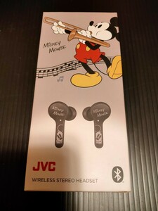 開封/未使用品　 JVC ケンウッド　ディズニー　ミッキー　ワイヤレスイヤホン/ヘッドセット　HA-A7T-EB　ディズニーストア限定 ワイヤレ