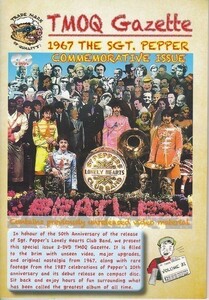 Beatles SGT Pepper 1976 HMC Commemorative Issue TMOQ 24頁Booklet