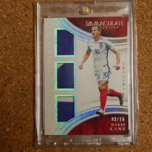 panini immaculate soccer harry kane 15シリ パニーニ ハリー・ケイン イングランド トッテナム バイエルン ジャージ パッチ jersey patch