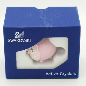 ■【YS-1】 未使用 ■ スワロフスキー Swarovski ■ USBメモリー 4GB アクティブ クリスタル 豚 全長約7cm ピンク系 【同梱可能商品】■Cの画像1