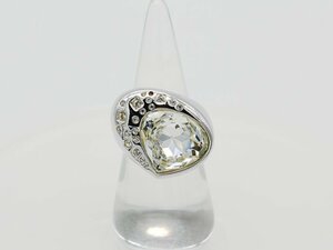 #[YS-1] Swarovski SWAROVSKI # crystal ring ring 12 number #52 clear x silver group [ including in a package possibility commodity ]#C