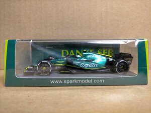 SPARK 1/43 アラムコ アストンマーティン メルセデス F1 AMR22 S.ベッテル No.5 2022 アブダビGP ラストレース DANKE SEB