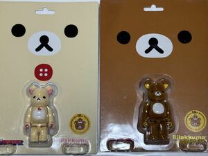 BE@RBRICK ベアブリック リラックマ コリラックマ フロッキーver 100% rilakkuma 2個セット