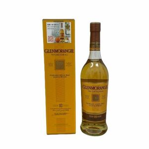 【GLENMORANGIE/グレンモーレンジィ】オリジナル 10年 ウイスキー 700ml 40% 未開栓 元箱付き 洋酒 古酒 アンティーク コレクション★13306