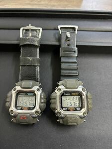 1円〜 稼働品　G-SHOCK DW-6400 2点　CASIO 腕時計　