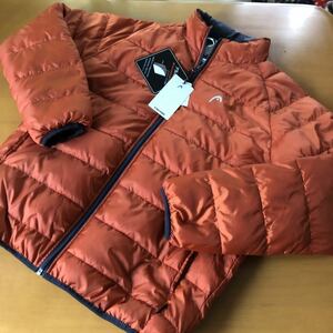  orange L size new goods .doHEAD aluminium . put on heat insulation protection against cold with cotton Zip up jumper 