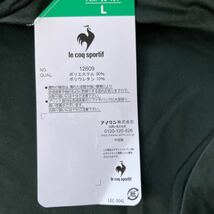 Ｌ若草　新品未使用ルコック le coq sportif ストレッチハイネック インナー あったか裏起毛長袖_画像4