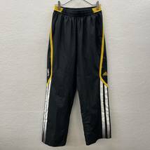 adidas NBA トレーニングパンツ ウィンドブレーカー size M ブラック イエロー 77508_画像2