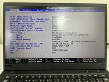 【UEFI起動確認済み／中古】ThinkPad X1 Carbon [TYPE 20KG-S20H00] (Core i5-8250U, RAM8GB, SSD 無し) ACアダプタ無し●UEFI BACKUP NG_画像4