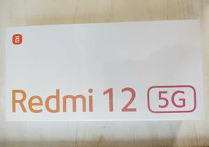 ◎新品／未使用品 Redmi 12 5G 6.8インチ メモリー 8GB ストレ ージ256GB ミッドナイトブラックです！