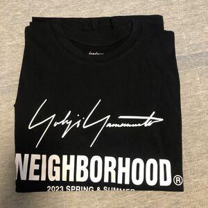 【新品未使用】NEIGHBORHOOD YOHJI YAMAMOTO SS TEE S SIZE BLACK Tee Tシャツ 