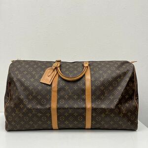 ⑫【片方ファスナー硬い】LOUIS VUITTON ルイヴィトン キーポル６０　モノグラム M41422 MI0951