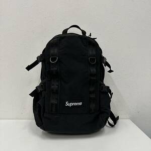 ⑫Supreme シュプリーム デイパック Backpack リュックサック Black ブラック ナイロン