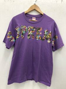 ⑫supreme Tシャツ M コットン PUPパープル 21ss toy pile tee