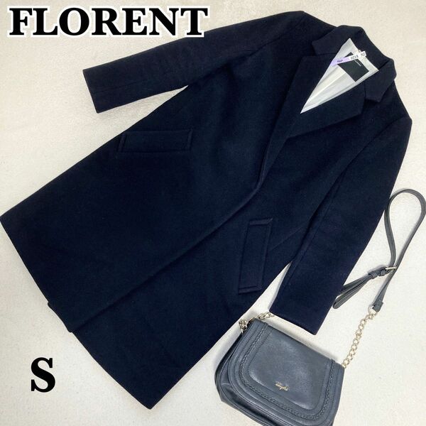 美品　FLORENT フローレント S コート チェスターコート ウール