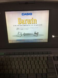 CASIO カシオ カラーワープロ Darwin CX-6000通電確認済