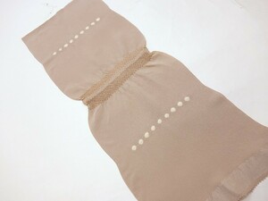 【新春お年玉SALE】2,200→1,100円☆5704-35☆中古美品 帯揚げ 紫系 絞り