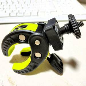 【送料無料】アクションカメラ用 ハンドルバーマウント GoPro バイク 自転車 クランプ ブラケット ハンドルマウント 中古