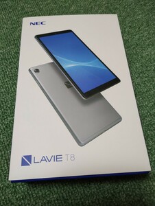 超美品/NEC LAVIE Tab T08 8型 Helio P22T 32GB　プラチナグレー　PCT0855CAS