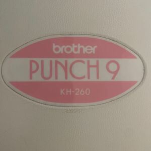 brother ブラザー 編み機 PUNCH 9 KH-260 動作未確認 現状品