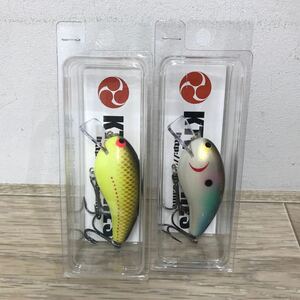 192 D 1円〜 釣り mibro ミブロ / KR3 KTW LURES クランク ベイト ルアー 2個 セット 中古 未使用