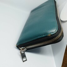 DIESEL　ディーゼル　長財布　Water Green 傷みあり_画像2