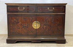  rare & beautiful goods shino wazliDREXEL top class sideboard chinoiseridorek cell tea ina China fine art form living board storage shelves 