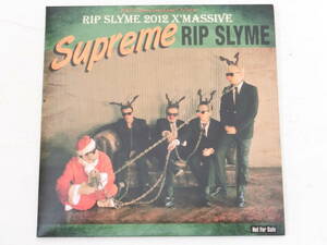 リップ・スライム RIP SLYME EPレコード Supreme 非売品 2012 X’MASSIVE