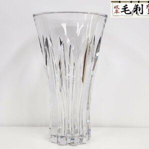 バカラ Baccarat ガラス 花瓶 38ｃｍ Lサイズ クリスタル 置物 【極美品】 食器の画像1