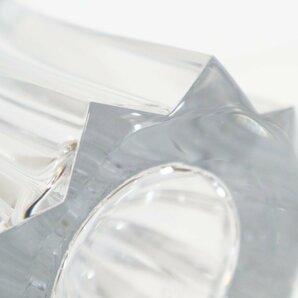 バカラ Baccarat ガラス 花瓶 38ｃｍ Lサイズ クリスタル 置物 【極美品】 食器の画像5