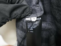 バレンシアガ BALENCIAGA 646897 キルティングデザイン ウォッシュドデニム デニムジャケット サイズ34 極美品 ブラック_画像7