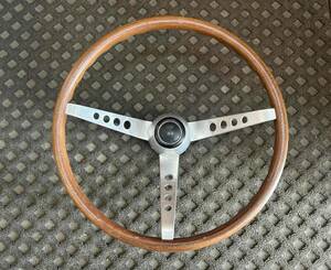 * super rare Vintage steering gear Springalex*VW air cooling Vintage wood steering wheel *'60~'71 Beetle T-1, Karmann-ghia,T-3.