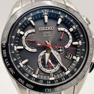 美品【SEIKO】セイコー SBXB041 8X53-0AB0 チタン　アストロン GPS 電波ソーラー 箱 保証書付 中古品 定価253000円