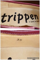 【数回履き程度/極美品】GERMANY製 trippen/トリッペン Yen f サイドゴア スリッポン ローファー 35 22.5-23cm相応/birkenstock camper_画像9