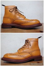 【試し履きのみ/未使用】英国製 Tricker's/トリッカーズ モールトン エイコン カントリー ブーツ UK71/2 Fit.5 26-26.5cm相応/クロケット_画像2