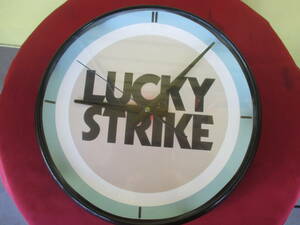 * Lucky Strike not for sale smoke . shop novelty goods moveable goods Vintage goods aged deterioration have ( plate )34×34×2.5. weight 900.