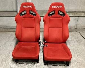 使用少　美品　RECARO SR-7F SR7F レカロシート セミバケ KK100 レッド 赤 セミバケットシート 