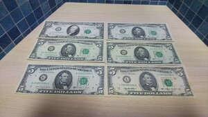アメリカ旧ドル札 合計35ドル