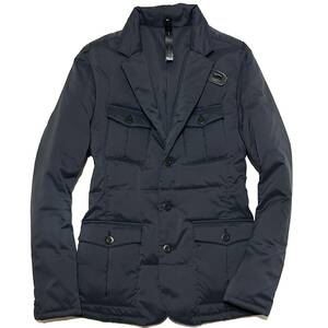 定価4.7万 wjk stretch light safari down jacket Mサイズ 紺 ストレッチライトサファリダウンジャケット akm ジュンハシモト