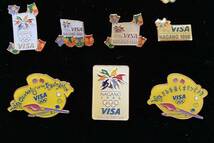 1998 長野 オリンピック 記念 スポンサー《VISA》 ピンバッジ コレクション １１個 セット_画像3