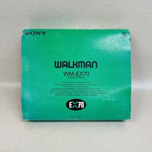 F4001★通電OK★ SONY ソニー カセットプレーヤー ウォークマン WM-EX70 元箱付き　