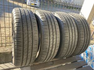 【手渡しのみ】岐阜発 BRIDGESTONE エコピア 185/55R15 中古 4本 2017年製 ヴィッツ bB ノート マーチ デミオ フィット