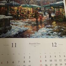 令和6年 壁掛けカレンダー2024年 画家バーバラヤシキエヴィチ　大判カレンダー　_画像5