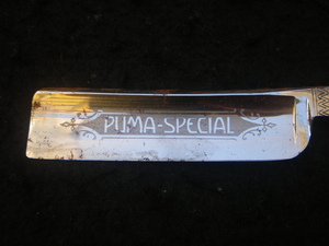 47g　PUMA ‐SPECIAL　222　6/8　SOLINGEN　カミソリ　西洋剃刀　理容　髭剃り　顔剃り　プーマ スペシャル　シェービング　エステ　毛剃り