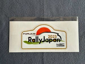 Rally Japan(ラリージャパン) 2023 ステッカー (大) 