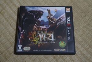 ● 3DSソフト モンスターハンター4 中古品/動作確認済み