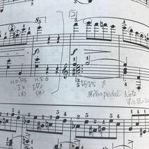 D13-128 ショパン集・二 CHOPIN・2 世界音楽全集・春秋社版 書き込み有り_画像6