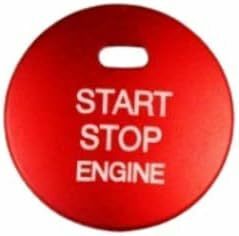 【残りわずか】 レッド スタート ボタン カバー プッシュ エンジン カー用品 マツダ ダイハツ スバル レクサス 赤色 レッド