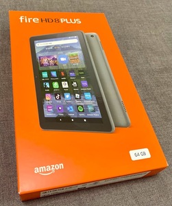 【新品未使用】Fire HD 8 Plus タブレット - 8インチHD ディスプレイ 64GB グレー (2022年発売)