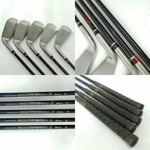 【中古】ゴルフ ドライバー ユティリティ パター MIZUNO E-10 FORGED FACE アイアン クラブ まとめ アディダス キャディバッグ_画像6